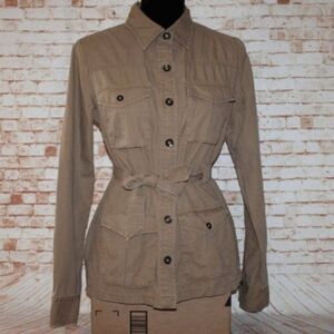 Merona Utility Brown Jacket Size Small